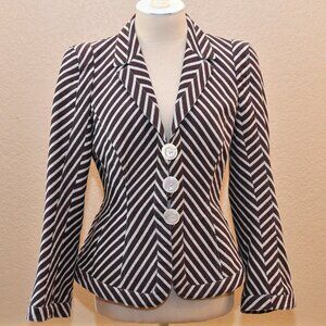 Giorgio Armani Blazer in Brown and beige fabric Size 8